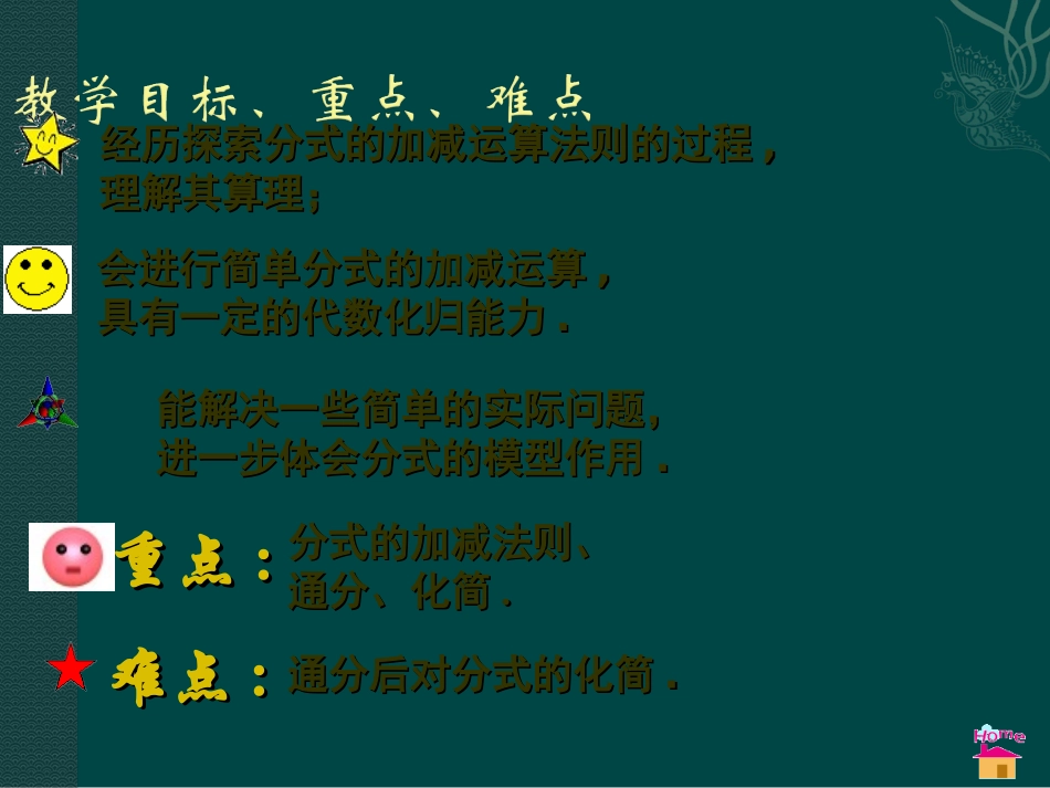 数学：33分式的加减法(1)课件（北师大版八年级下）_第2页