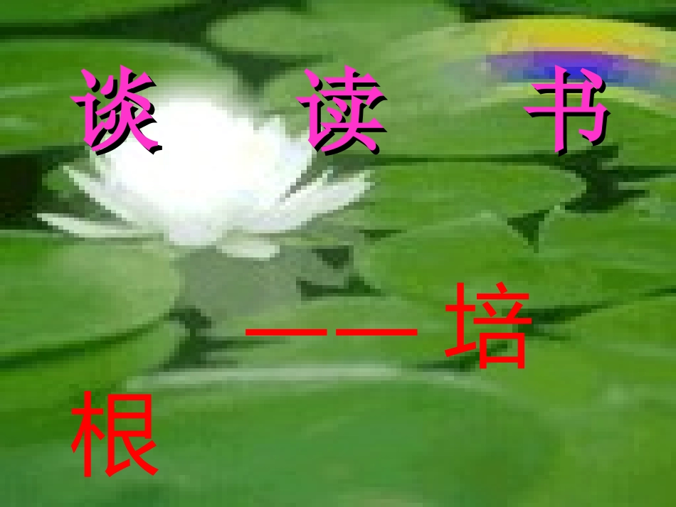 《谈读书》PPT课件_第1页