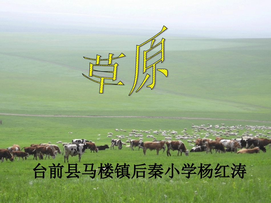 杨红涛草原PPT课件_第1页