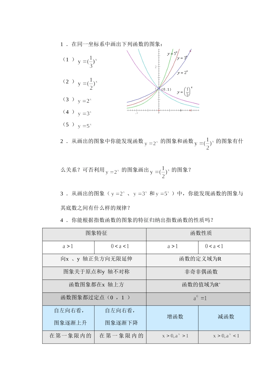 人教版·数学Ⅰ_§212指数函数及其性质_第3页