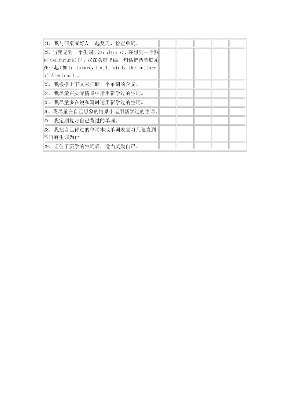 学生词汇问卷调查_第2页