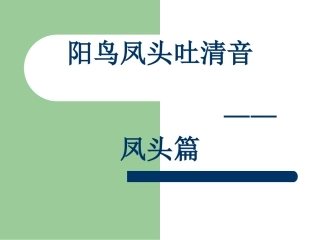 布局谋篇——开头篇