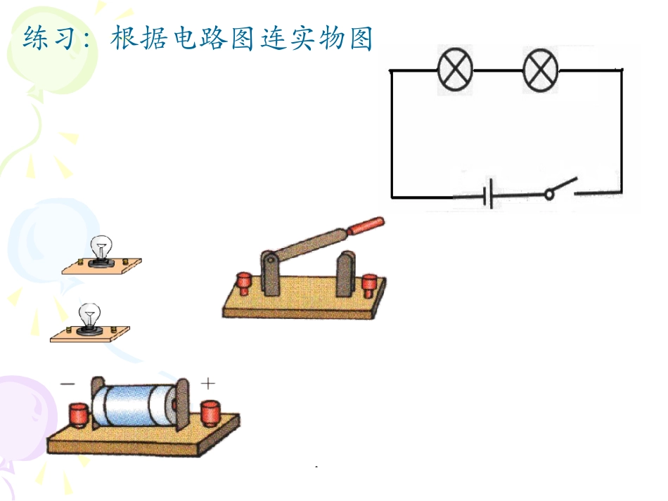 初中物理电路图、实物图互相转换_第2页