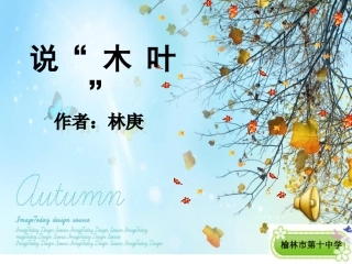 说木叶_大赛用