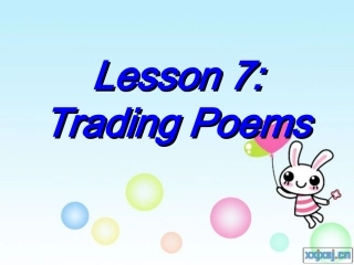 冀教版九年级英语下册Lesson7