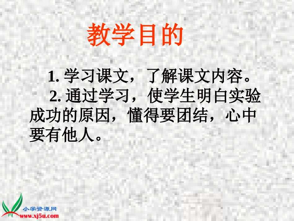 《一次成功的实验》课件1_第2页