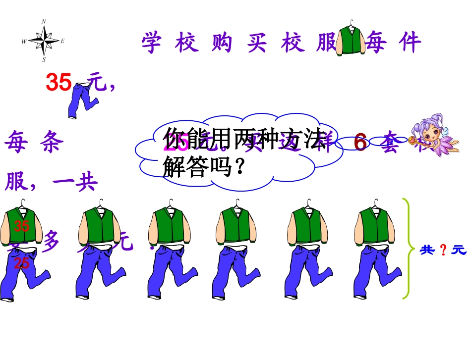 人教版四年级数学下册《乘法分配律》课件_第3页