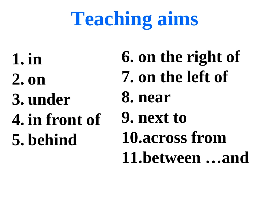 语法教学介词初一-副本_第2页
