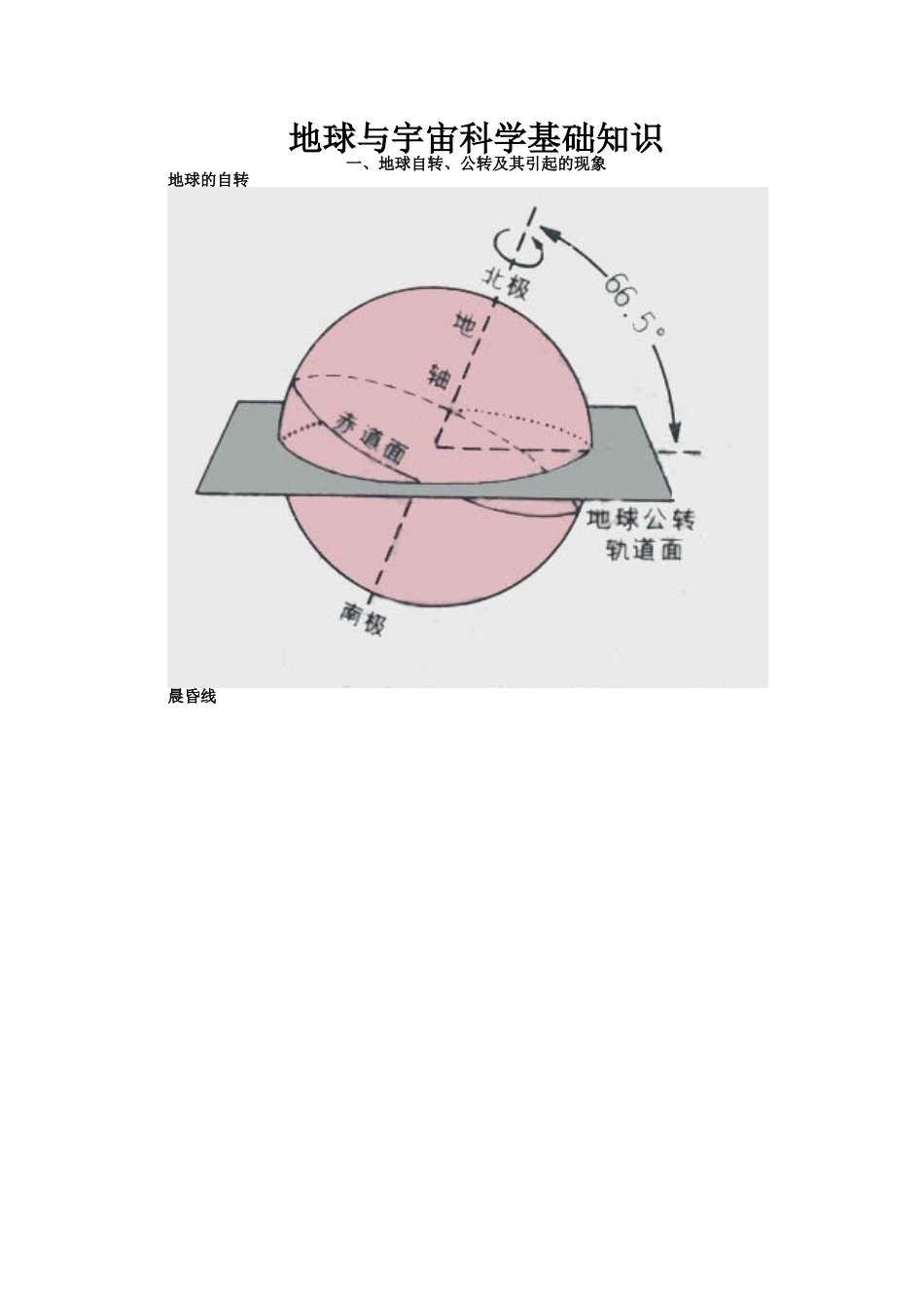 地球与宇宙科学基础知识_第1页