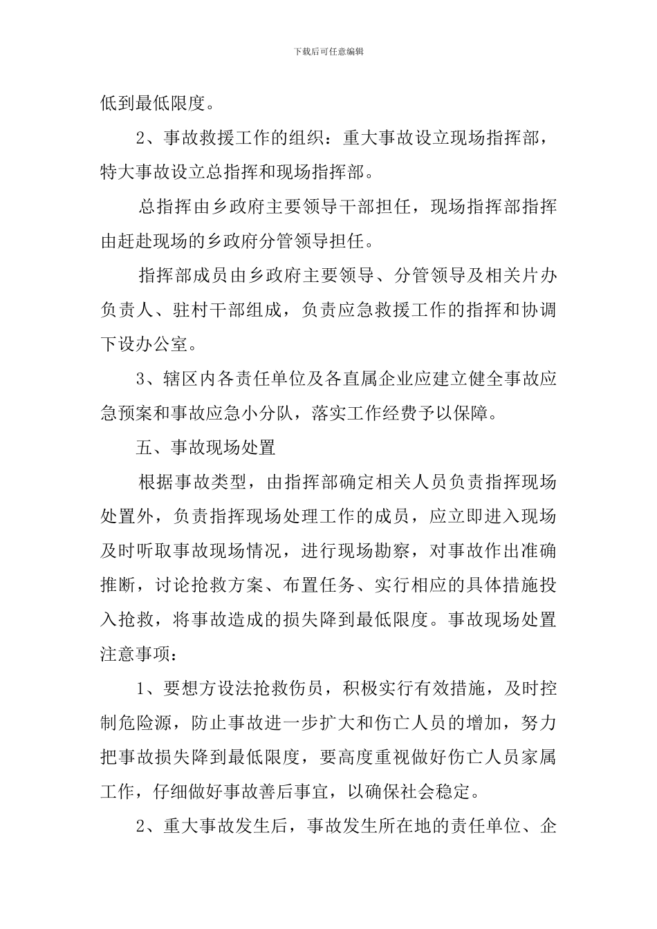 重特大事故应急处置预案_第3页