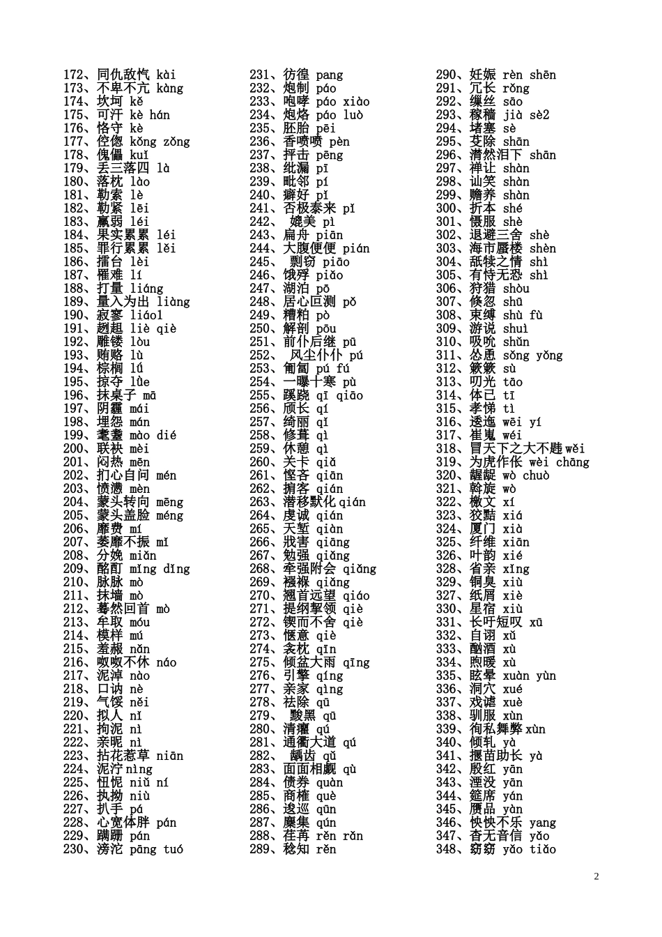 易错字地名人名_第2页