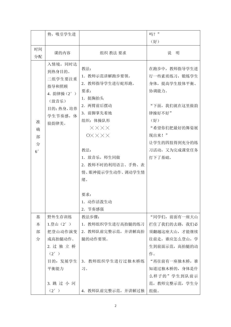 初中野外生存训练_第2页