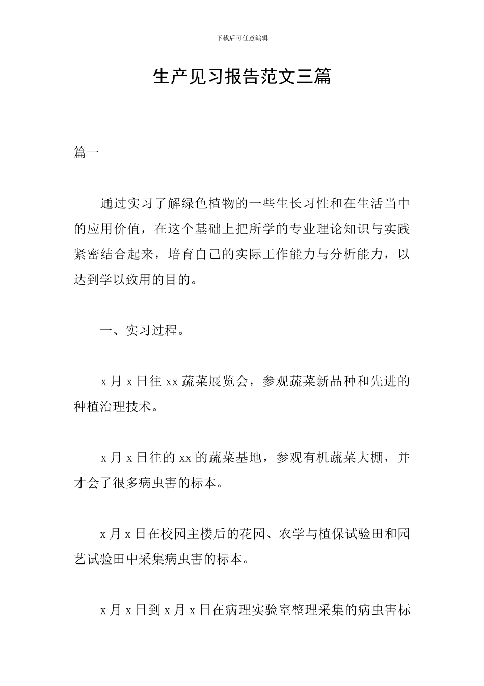 生产见习报告范文三篇_第1页