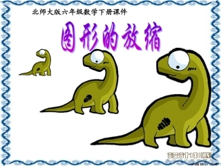 (北师大版)六年级数学下册课件_图形的放缩