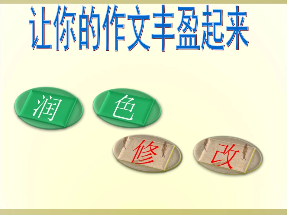 写作《修改润色》_第1页