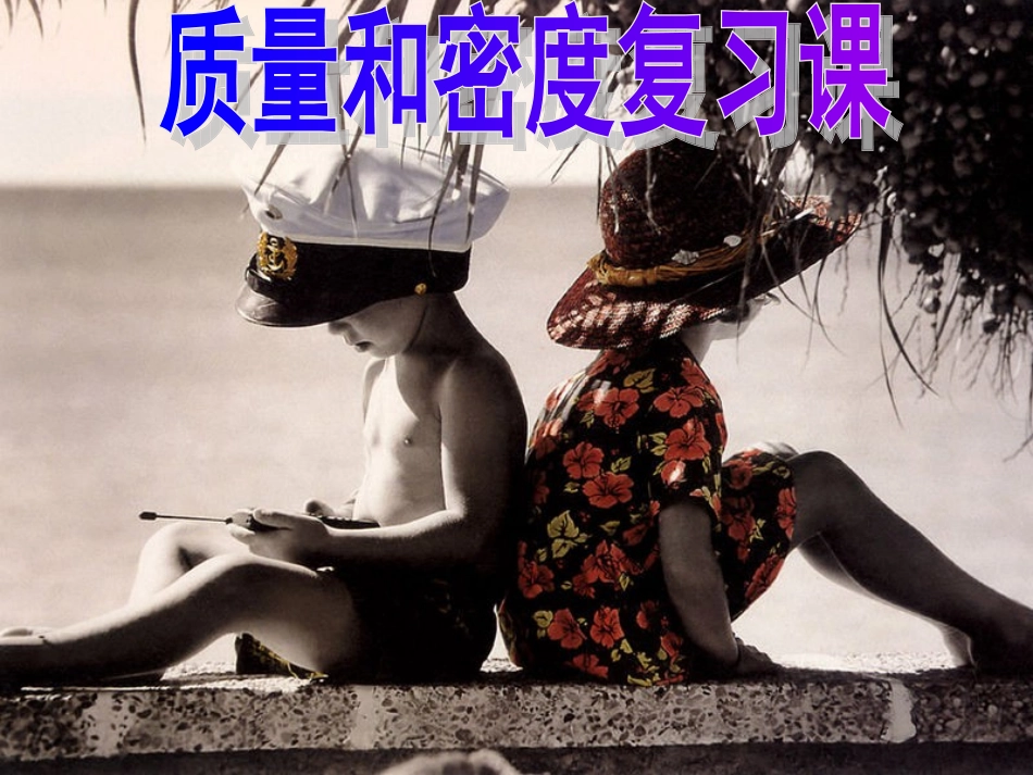 质量和密度复习课_第1页