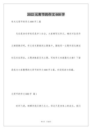 2024元宵节的作文600字_6