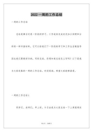 2024一周的工作总结_9