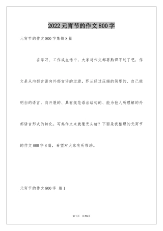 2024元宵节的作文800字_3