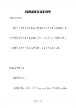 2024副班长述职报告_11