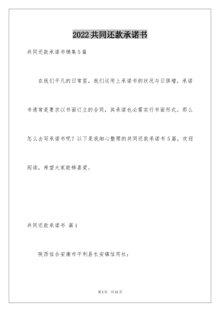 2024共同还款承诺书_24
