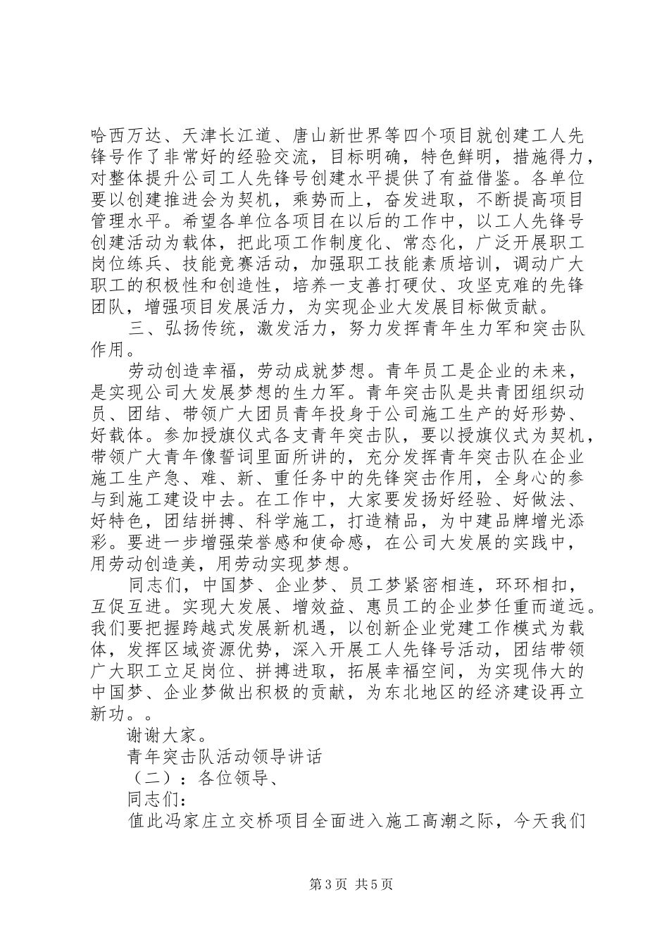 青年突击队活动领导讲话发言_第3页