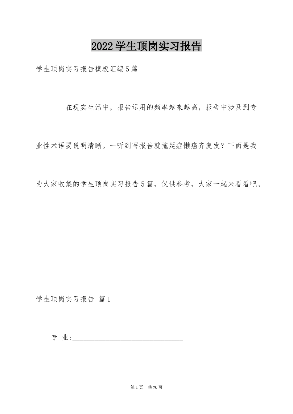 2024学生顶岗实习报告_38_第1页