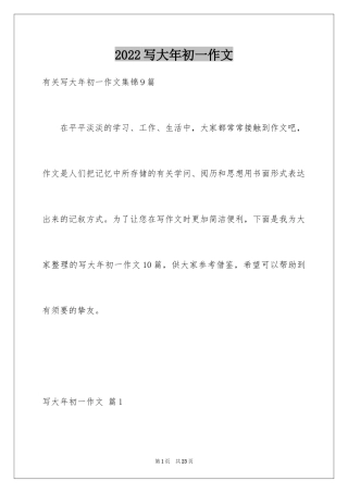 2024写大年初一作文_10