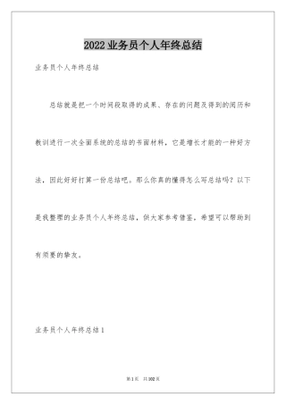 2024业务员个人年终总结_5