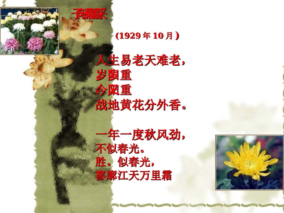 《采桑子__重阳》参考课件_第2页