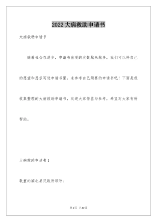 2024大病救助申请书_8