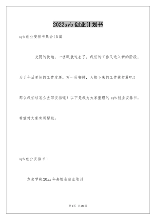 2024syb创业计划书_2