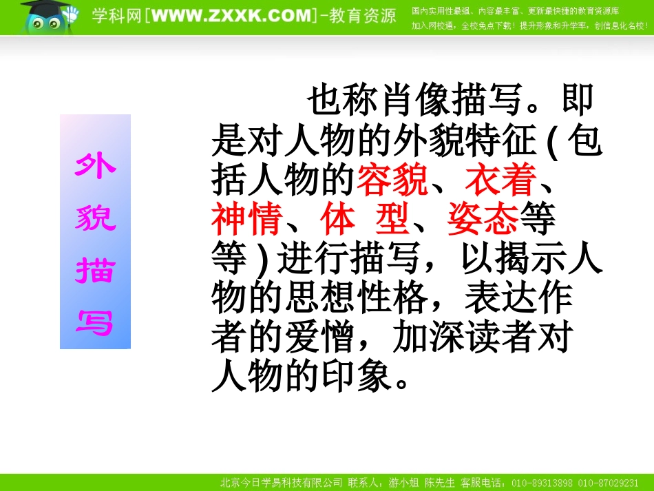 作文训练－人物外貌描写_第2页