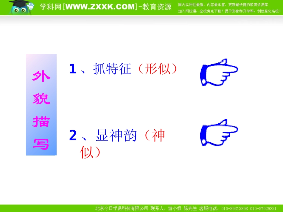 作文训练－人物外貌描写_第3页