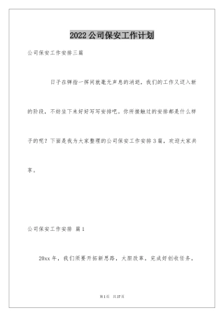 2024公司保安工作计划_13