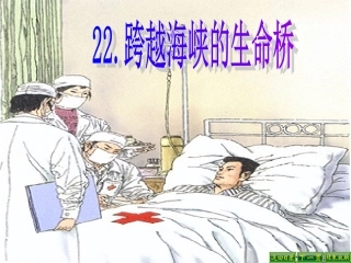 跨越海峡的生命桥 ()