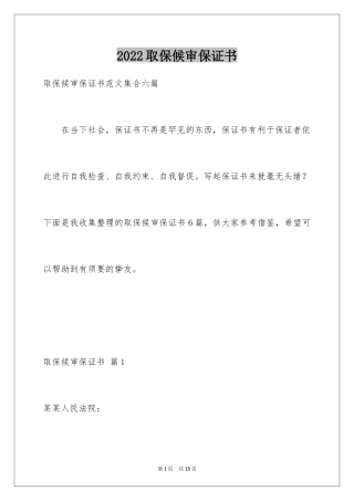 2024取保候审保证书_14