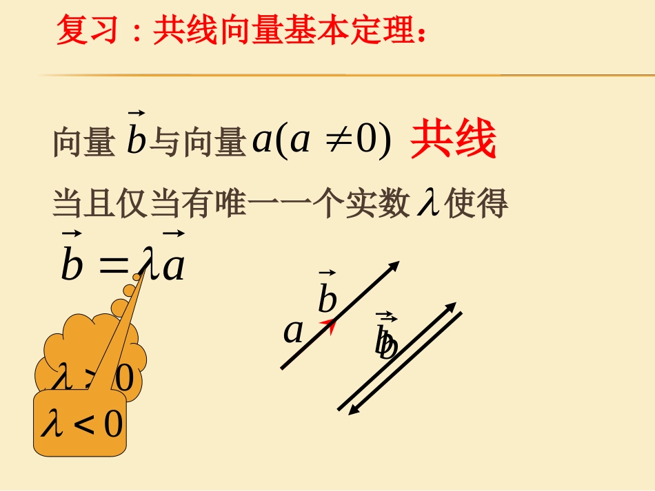 平面向量的基本定理及坐标表示_第2页