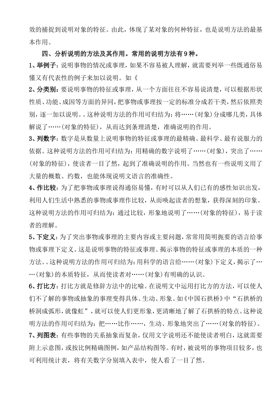 说明文知识总结_第2页