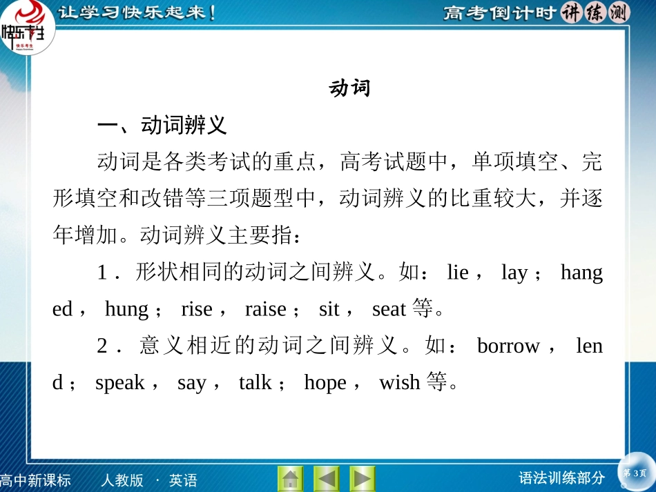 高考语法10动词短语_第3页