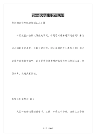 2024大学生职业规划_904