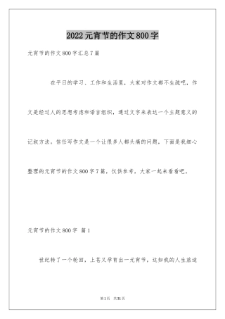 2024元宵节的作文800字_15