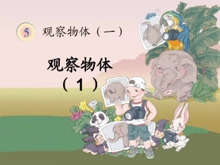 《观察物体（一）》教学课件1