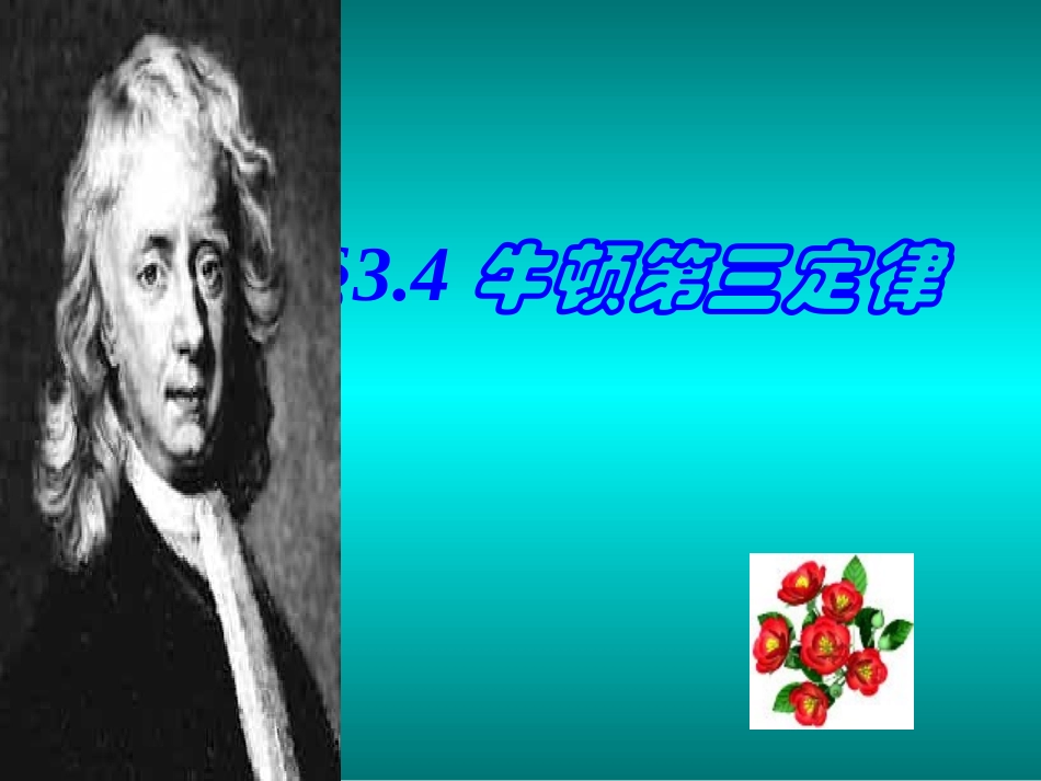 牛顿第三定律_第1页