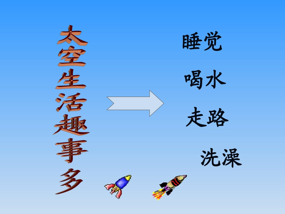 太空生活趣事多课件(PPT)_第3页