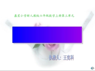 鑫星小学新人教版六年级数学上册第三单元分数除以整数教学课件(1)