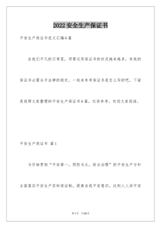 2024安全生产保证书_83