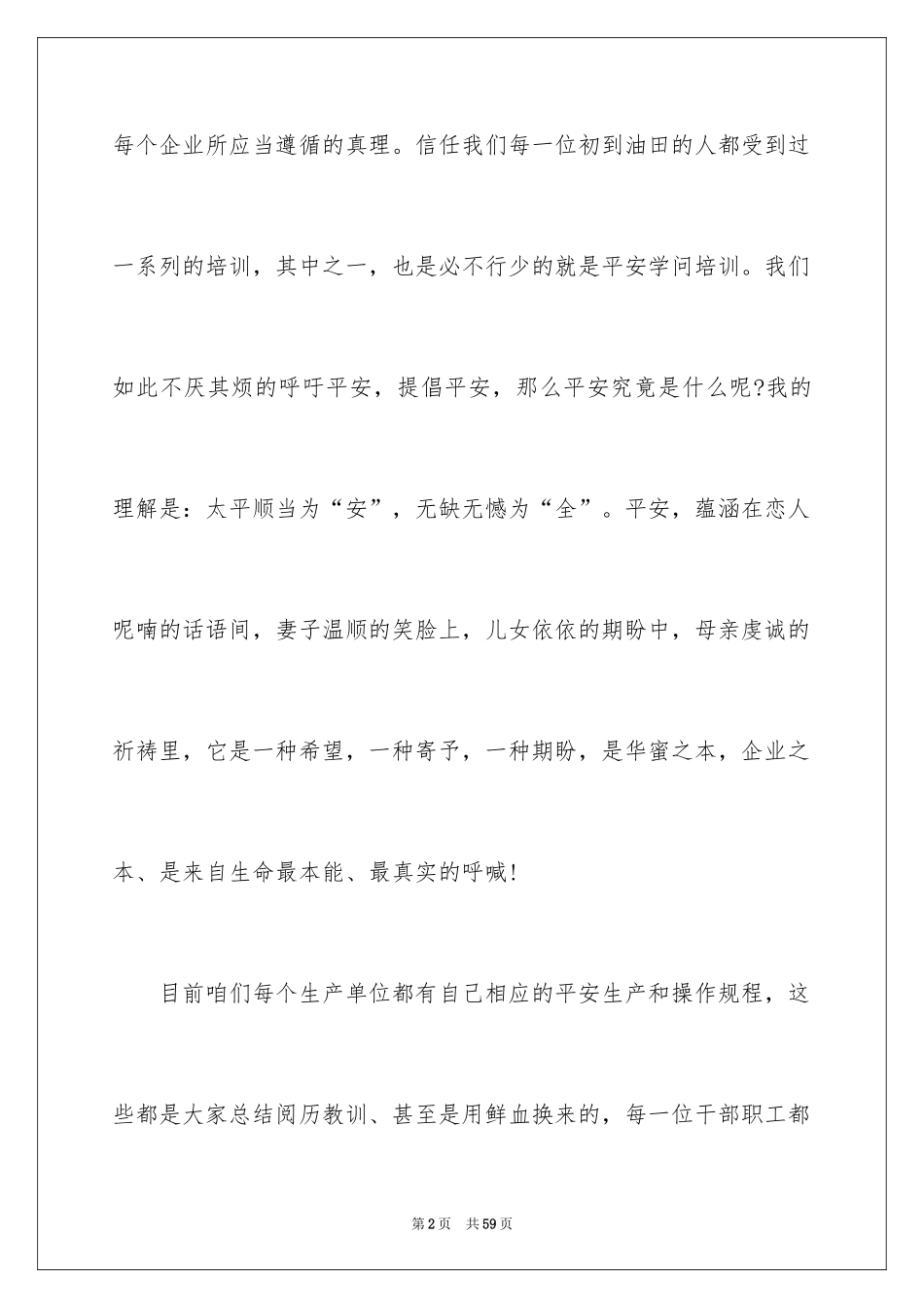 2024安全主题的演讲稿_5_第2页