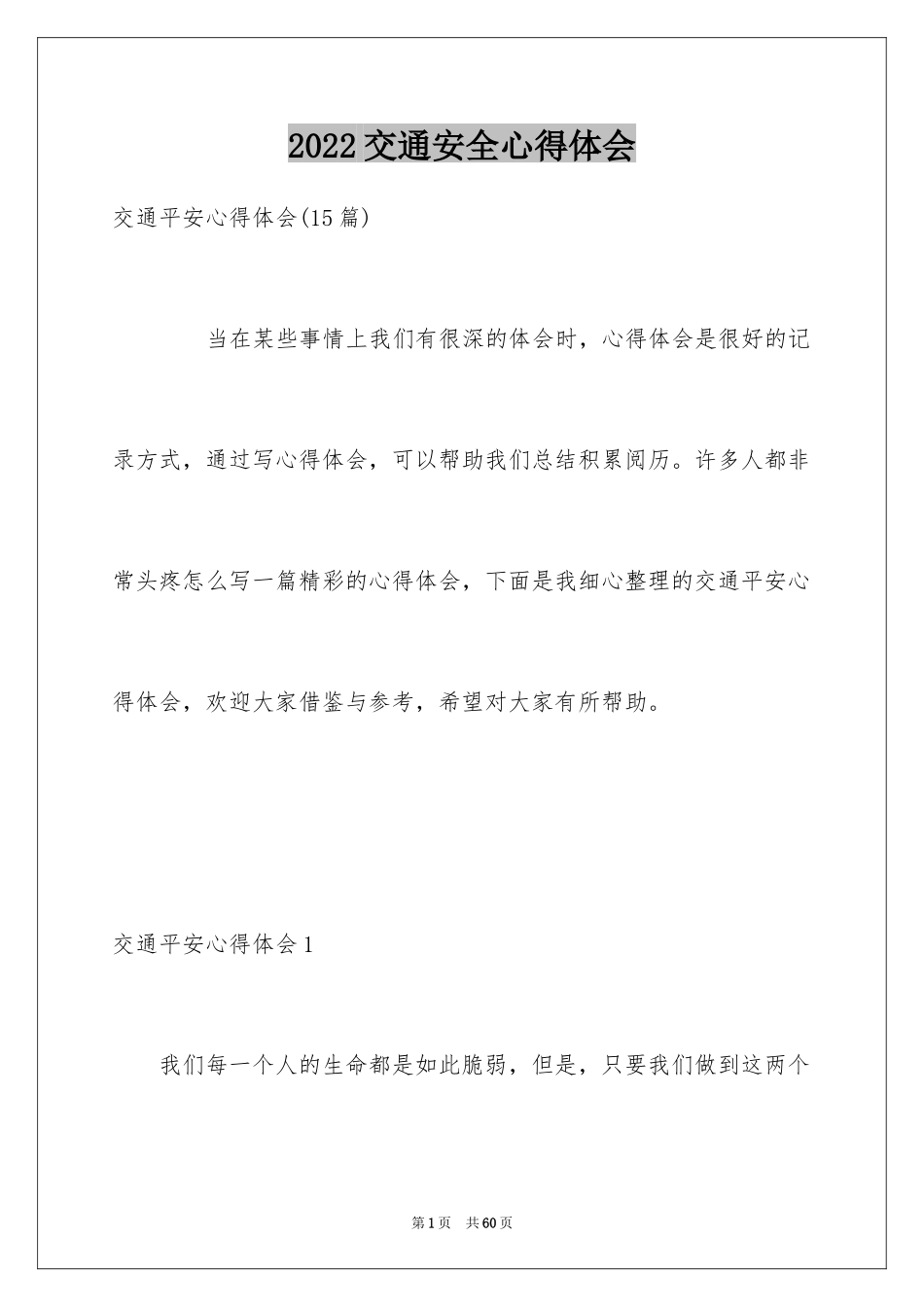 2024交通安全心得体会_13_第1页