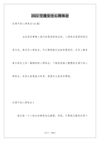 2024交通安全心得体会_13